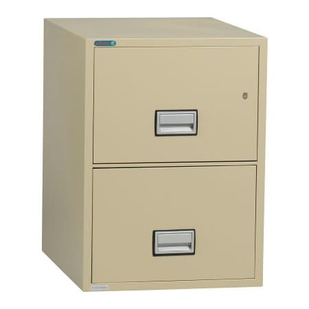 Phoenix Safe International Phoenix Safe Vertical 31" 2-Drawer Legal Fire and Water Resistant File Cabinet, Putty - LGL2W31P